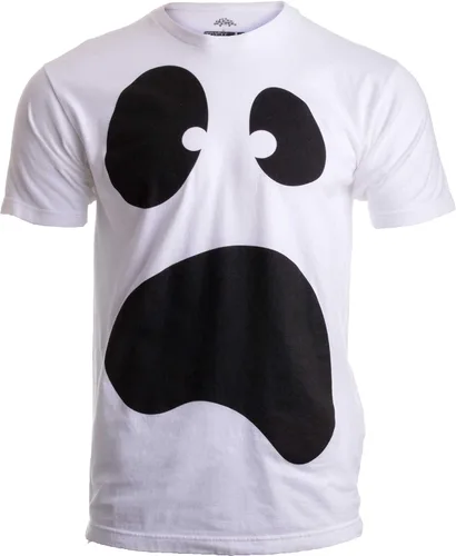 Miniatura 2 de Cara de fantasma tonta Camiseta unisex espeluznante de Halloween con cara de ghoul