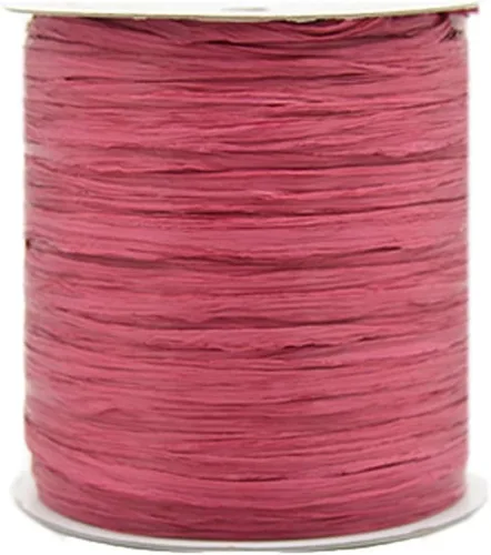 Miniatura 11 de 250 Metros/273 Yardas Raffia Ribbon Hilo de Raffia Hilo de ganchillo Azul Bolsa de ganchillo Hilo de paja Hilo de paja Hilo de rafia natural