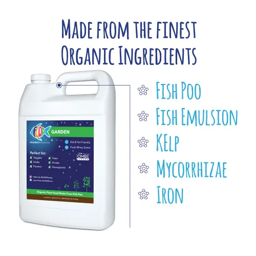 Miniatura 4 de FOOP Garden - Alimento orgánico líquido para plantas hecho de estiércol de pescado (con aroma fresco a menta) Alternativa de fertilizante