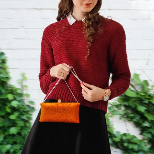 Miniatura 17 de Simcat Bolso de mano de noche con diamantes de imitación para mujer, bolso de fiesta de graduación, boda, novia, fiesta, bolsa de mano con cadena