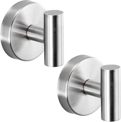 Ganchos con ventosa para ducha - Ganchos reutilizables para baño para toallas, batas y lofa - Montaje sin taladro en cocina, paredes, metal, vidrio,