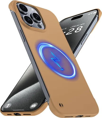 Miniatura 11 de GRECAZO Funda magnética delgada para iPhone 15 Plus de 6.7 pulgadas (2023), ultrafina, ligera, duradera, sin marco, mate, rígida, MagSafe con anillo