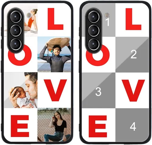 Miniatura 219 de Funda de teléfono personalizada para Samsung Galaxy S22+ / S22 Plus 5G, funda de TPU suave de vidrio templado antiarañazos personalizada con foto