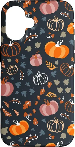 Miniatura 31 de Funda para iPhone 14 Pro Max Otoño Hojas Caídas Calabaza Cosecha de Especias Feliz Oto