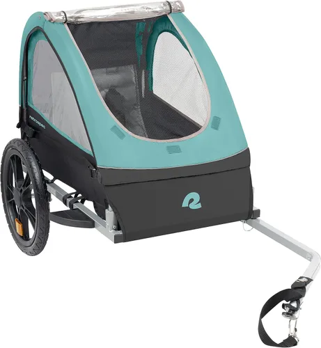 Miniatura 11 de Retrospec Rover - Remolque para bicicleta para niños, individual y doble pasajero, plegable
