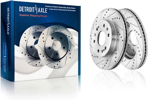 Miniatura 7 de Detroit Axle - Kit de freno delantero para Cadillac Escalade ESV EXT XTS Chevrolet GMC Silverado Suburban Sierra Savana 1500 Reemplazo de frenos