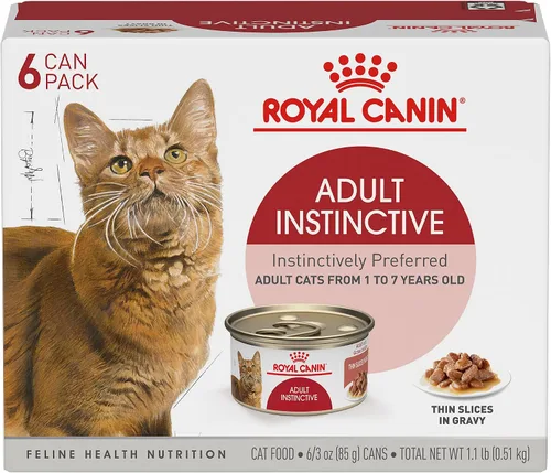 Miniatura 9 de Royal Canin Feline Health Nutrition - Alimento instintivo para adultos, rebanadas finas en salsa para gatos, 3 onzas (paquete de 18)