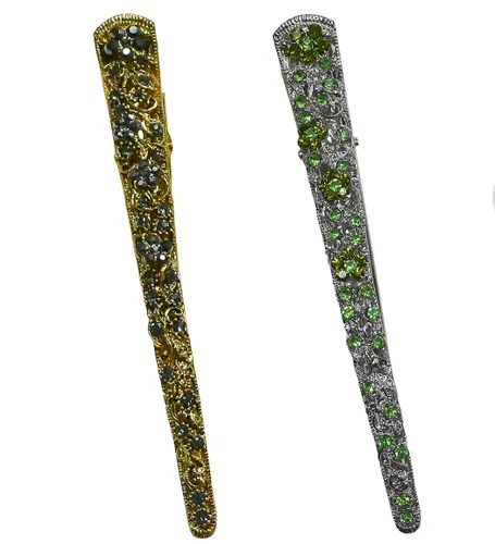Miniatura 32 de NM110-2-6d1 - Juego de 6 pinzas de metal resistentes para el cabello para mujeres y niñas