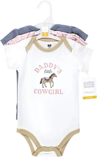 Miniatura 475 de Hudson Baby baby-girls Cotton Bodysuits 3-pack