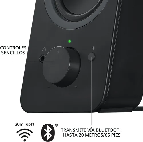 Miniatura 8 de Logitech Z207 Altavoces de ordenador estéreo 2.0 con Bluetooth