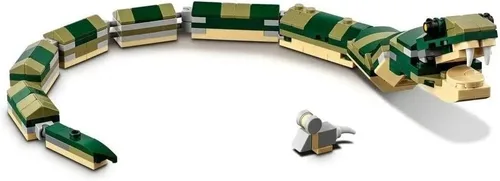 Miniatura 2 de LEGO Creator 31121 Cocodrilo 31121 Juguete de construcción con juguetes de animales salvajes (454 piezas)