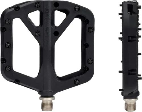 Miniatura 5 de FIFTY-FIFTY Pedales de bicicleta de montaña, compuesto de nailon MTB antideslizante, pedales de bicicleta de 9/16 pulgadas, plataforma plana ligera