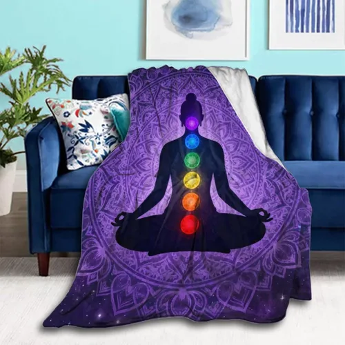 Miniatura 14 de Unqiue - Mantas mullidas para adolescentes, niños y niñas, manta cómoda para cama, sofá, compatible con atrapasueños de búho, arcoíris, mantas