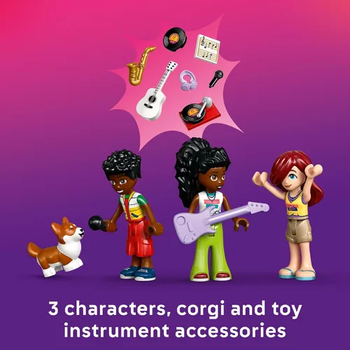 Miniatura 5 de LEGO Friends Music Store & Apartment Building Set – Conjunto de juego interactivo de narración de historias para niñas y niños a partir de 7 años