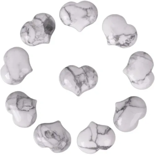 Miniatura 9 de Justinstones Caja de regalo de piedra preciosa natural de amatista curativa de 1 pulgada, mini bolsillo de corazón hinchado, caja de regalo