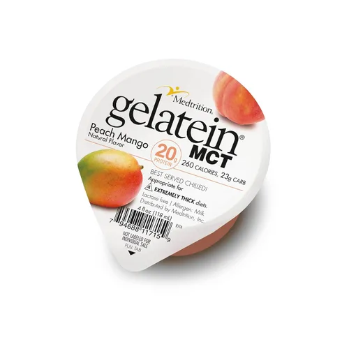 Miniatura 13 de Gelateína Naranja: 0.71 oz de proteína. Sin azúcar. Ideal para dietas de líquidos claros, dificultades para tragar, bariátrica, diálisis