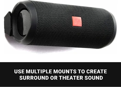 Miniatura 6 de Spartan Mount - Soporte de pared para altavoz Bluetooth JBL Flip 4, perfil bajo, hogar, oficina, garaje, dormitorio, patio, automóvil, RV, barco