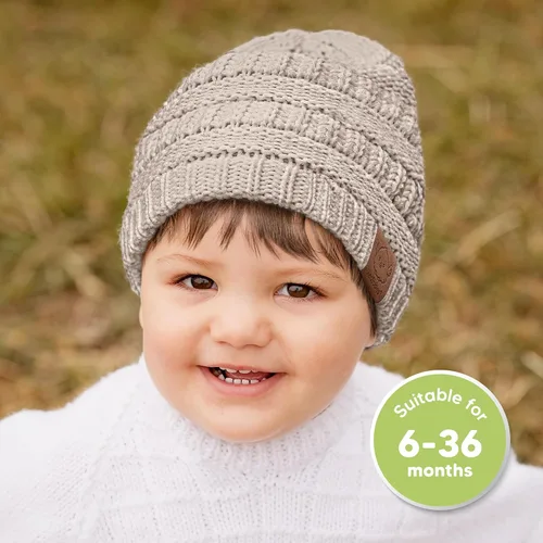 Miniatura 152 de KeaBabies 3-Pack Baby Beanies for Boys, Girls - Stretchy Knit Baby Hats, Cute Newborn