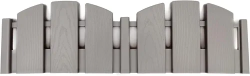 Miniatura 18 de EasyFlex Borde de Paisaje sin Excavación con Espigas de Anclaje, 11.4 cm de Alto, Valla Decorativa de Aspecto de Madera Adirondack, Kit de 4.57 m