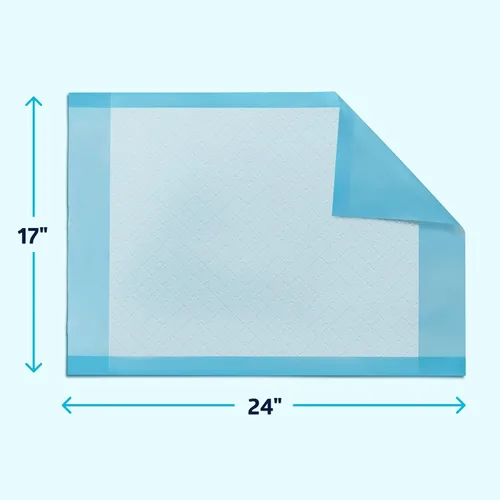 Miniatura 9 de Medline Almohadilla de Absorción Ligera, 17" x 24", 300 Unidades, Protectores Desechables, Protección para Cama, Muebles y Superficies, Para Niños