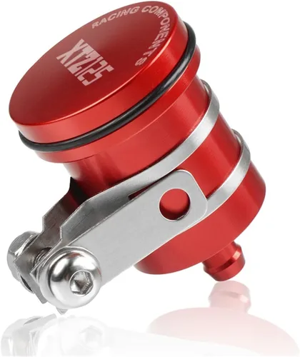 Miniatura 3 de DOLOX Vaso de aceite para Yamaha XTZ125 2003-2016 XTZ 125 2004 2005 2006 2007 2008 2009 10 10 Depósito de líquido de freno trasero Depósito de Negro