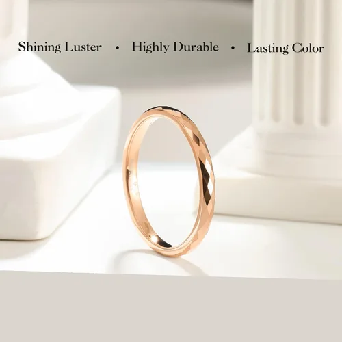 Miniatura 3 de King Will Anillo de boda de carburo de tungsteno para hombres y mujeres, anillo de promesa para pareja de 0.079 pulgadas, 0.176 pulgadas