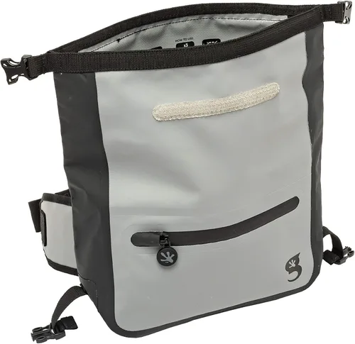Miniatura 4 de geckobrands Riñonera de lona impermeable, duradera, ajustable y resistente al agua con múltiples bolsillos para playa, natación, navegación