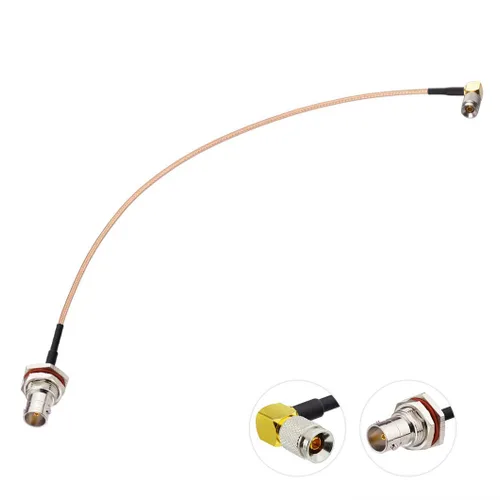 Bingfu DIN 1.0/2.3 macho en ángulo recto a BNC hembra 75 ohmios SDI Cable 11.8 in 12 pulgadas para HD SDI 3G SDI Vedio Recorder Cámara Monitor Audio