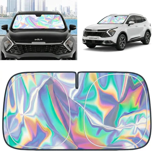 Miniatura 80 de Parasol para parabrisas Honda HR-V 2023-2025 – Cubierta plegable para parabrisas para accesorios HRV Protege el coche de los rayos solares