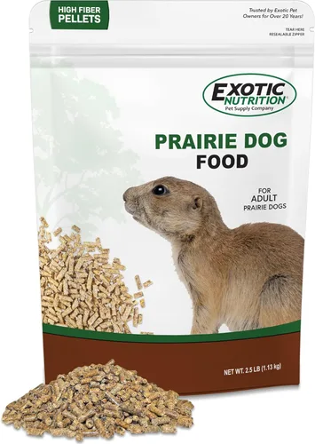 Exotic Nutrition Alimento para perros de la pradera, dieta básica nutricionalmente completa para perros adultos de la pradera, alimento para