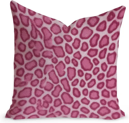 Miniatura 30 de Funda de cojín decorativa con estampado de guepardo verde peridoto para sofá, funda de almohada verde crema con estampado de leopardo con A-16