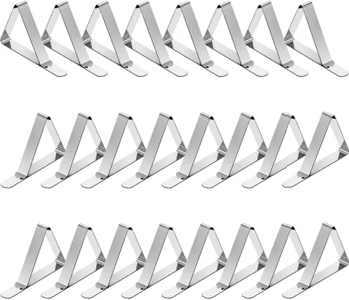 Miniatura 7 de TriPole - 16 clips para mantel grandes, abrazaderas para mesa de pícnic, abrazaderas de mantel de acero inoxidable para exteriores, hogar, cocina