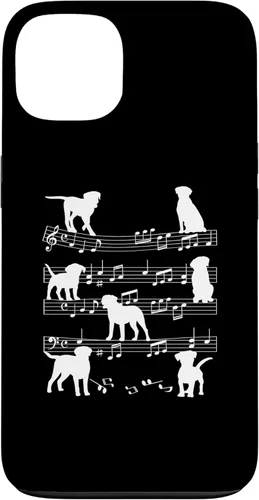 Miniatura 7 de iPhone 11 Músico Perro Jugando en Notas Musicales Amante de la Música Piano Case