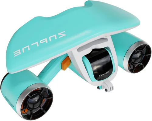 Miniatura 14 de Sublue Mix - Patineta submarina con soporte para cámara de acción, 30 minutos, 22lbf, 131 pies, impermeable, motores duales, para deportes