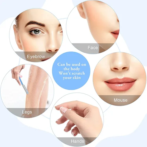 Miniatura 5 de Maquinilla de afeitar facial para mujer para depilación – Dermaplaning Tool Peach Fuzz Trimmer Womens Fino removedor de pelo cejas afeitadoras