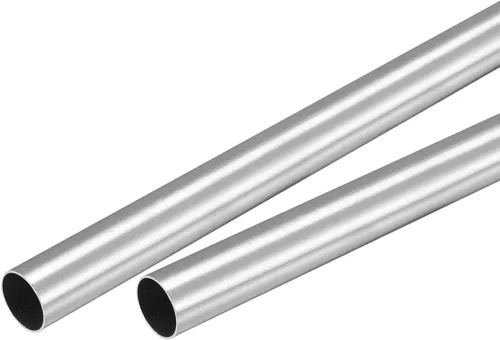 uxcell Tubo redondo de acero inoxidable 304 0.512 in OD 0.020 in espesor de pared 9.843 in longitud 2 piezas