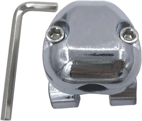 Miniatura 4 de Soporte de micrófono de percusión, abrazadera de aro de tambor Conga Tom con cabeza de rosca de 5/8 pulgadas, brazo de micrófono, clip de micrófono