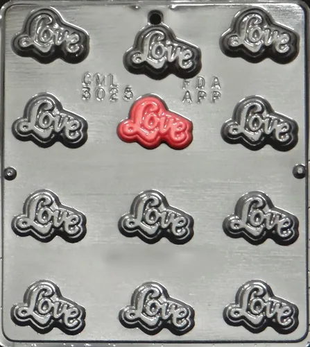 Miniatura 5 de Love Bite - Molde de caramelo de chocolate para el día de San Valentín 3025, 12 cavidades, 1.5 x 2 pulgadas