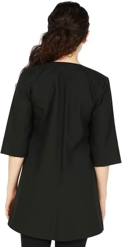 Miniatura 3 de Judi - Bata de salón profesional, chaqueta de estilista, uniforme de cosmetología, a prueba de lejía