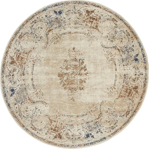 Miniatura 13 de Unique Loom Chateau Collection - Alfombra victoriana, texturizada, envejecida, vintage, tradicional, 3 x 13 pies, beige/marrón claro