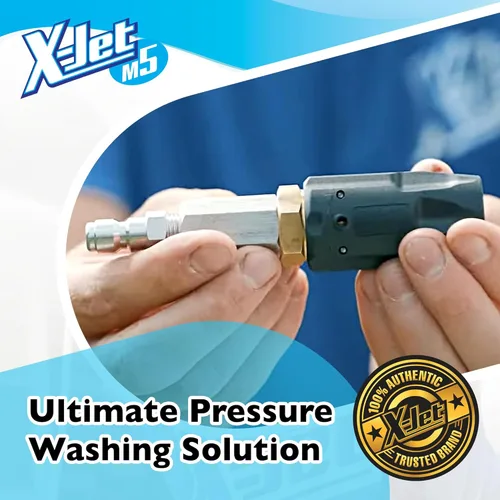 Miniatura 2 de Kit X-Jet M5#7 2-2.5 GPM Boquilla de lavado de presión variable de inyección externa de largo alcance ajustable Perfecto para lavar