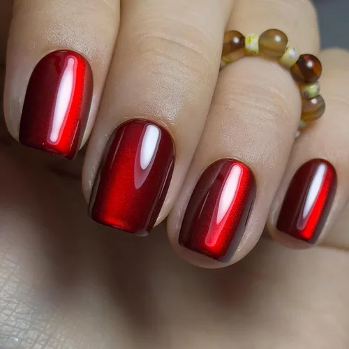 Miniatura 15 de Uñas a presión CurvLife cortas cuadradas Beige, Blancas, Rosas, Uñas postizas falsas acrílicas con diseño de albaricoque, uñas de cobertura completa