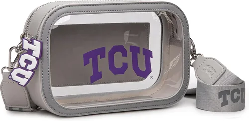 Miniatura 6 de Montana West NCAA Bolsa transparente para eventos de estadio, bolsos para fanáticos de los deportes con correa de nailon ajustable, bolsillo