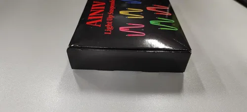 Miniatura 14 de Ainiv Corbatas iluminadas, corbatines y tirantes LED, suministros de fiesta que brillan en la oscuridad, ajustables para mujeres y hombres