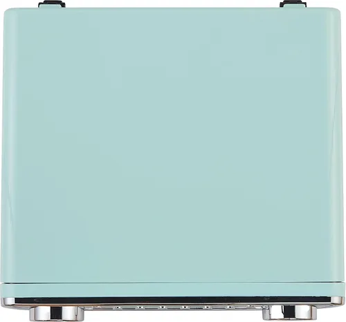 Miniatura 12 de Crosley CR6047A-AB Powel 7-en-1 Tocadiscos Bluetooth con entrada/salida de vinilo, radio AM/FM, reproductor de CD y entrada auxiliar, Azul Aqua