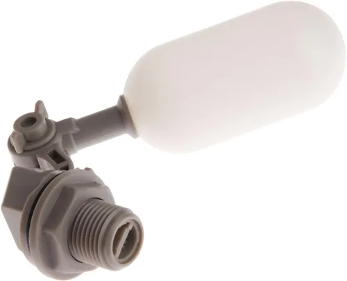 Válvula de bola flotante de 1/2 pulgada de llenado automático de llenado humidificador tanque estanque apagado con brazo ajustable para estanques,