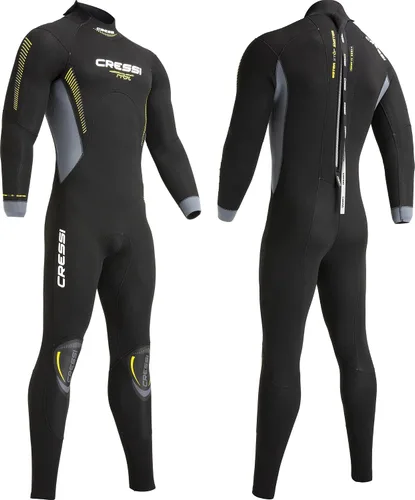 Miniatura 2 de Cressi Traje de neopreno completo para hombre con cremallera trasera para buceo y actividades acuáticas - Rápido 0.276 in: Diseñado en Italia