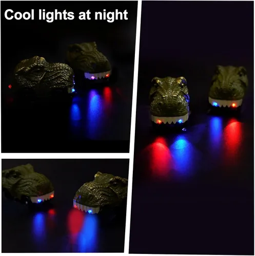 Miniatura 6 de GIAT Accesorios de Coche de Pista de Dinosaurios - Regalos de Cumpleaños para Niños de 3 4 5 6 7 Años - Paquete de 2 Coches de Juguete con Luz LED