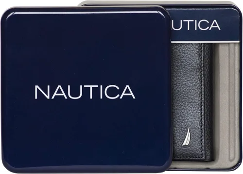 Miniatura 3 de Nautica Classic J-Class Leather Bifold Wallet