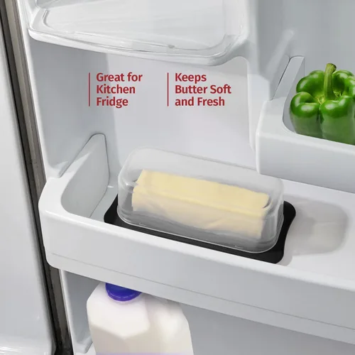 Miniatura 4 de Signoraware Mantequillera con Tapa - Recipiente Guardamantequilla con Tapa Transparente para Encimera, Refrigerador - Plástico Duradero